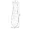 Uniquewise 24" Classic Bamboo Floor Vase Handmade, For Dining, Living Room, Entryway, Glossy Orange QI003242.S.OR - alternate 3